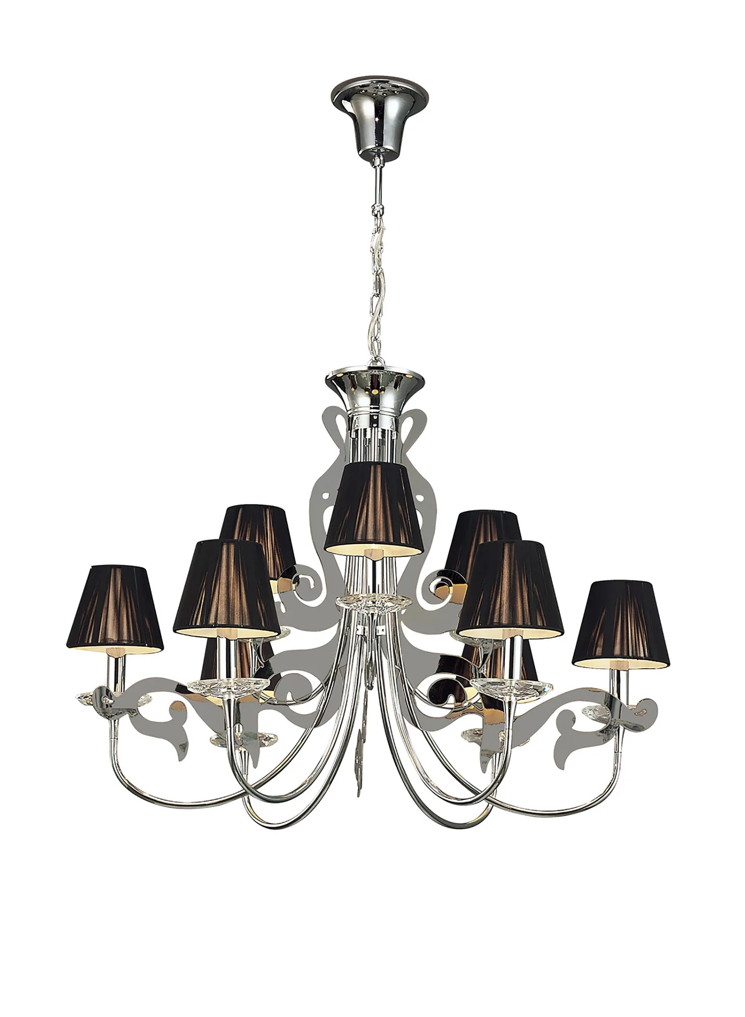 Acanto Polished Chrome Ceiling Lights Mantra Multi Arm Fittings Acanto Polished Chrome Ceiling Lights Mantra Multi Arm Fittings